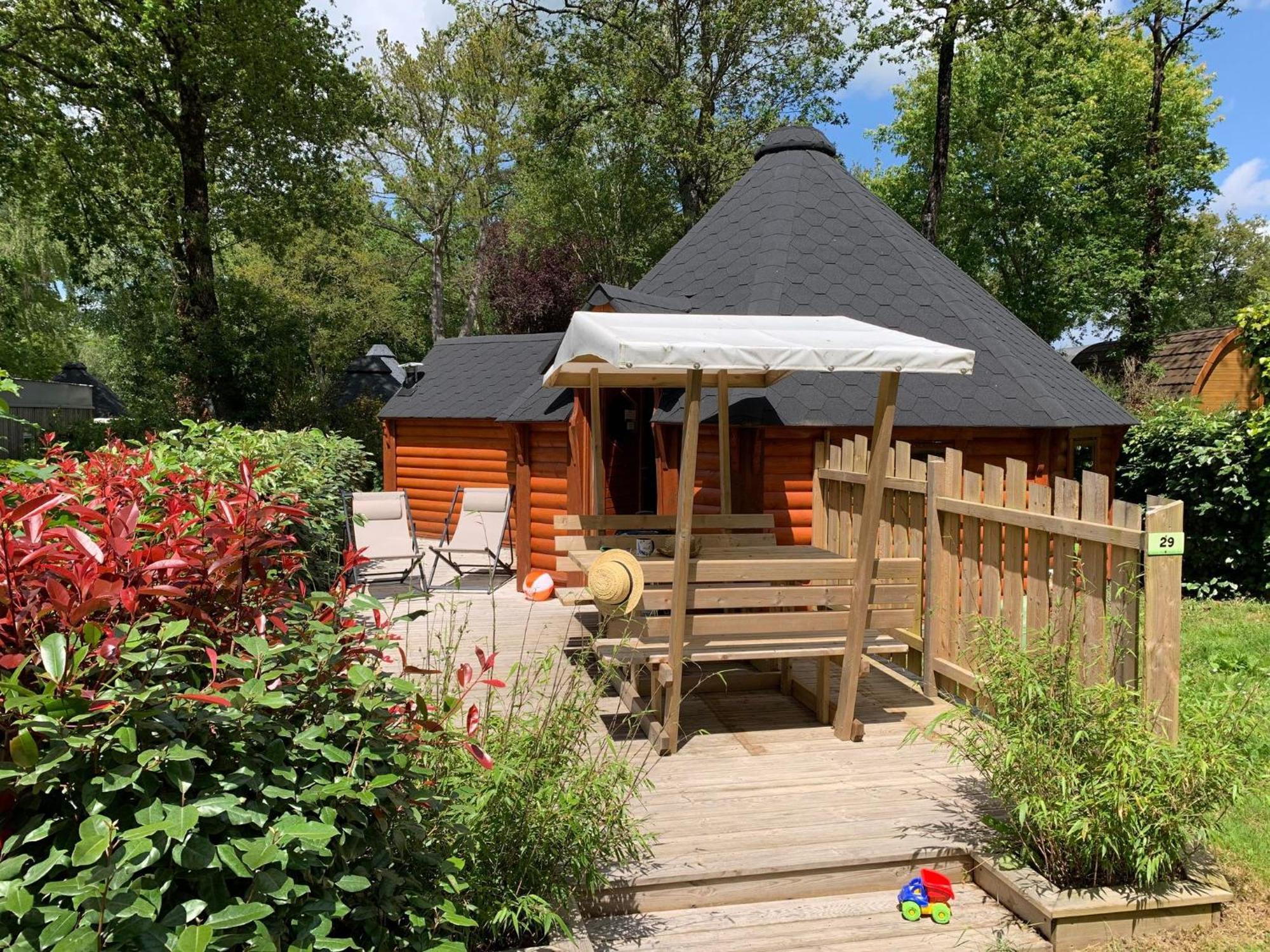 Camping De L'Etang Du Pays Blanc Guérande Eksteriør billede
